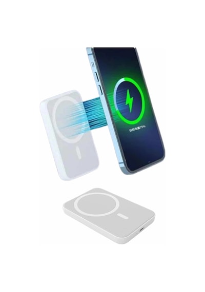 İos Uyumlu Magsafe Kablosuz 15w Şarj Powerbank Magesafe Renkli