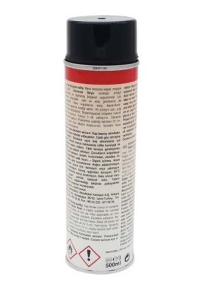 Colormatic Universal Parlak Siyah Sprey Boya 500 ML
