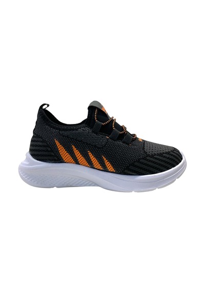 Tuğba Ortopedi 511 Çocuk Lastikli Rahat Sneaker Siyah
