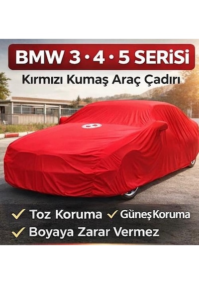 Bmw F33 Kasa Kırmızı Bmw Logolu Araç Çadırı