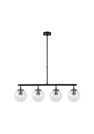Siyah Tel Avize Sarkıt Lamba Endüstriyel Metal Pendant Light Yemek Masası Salon Mutfak Ve Yatak Odası Için Minimal Diğer