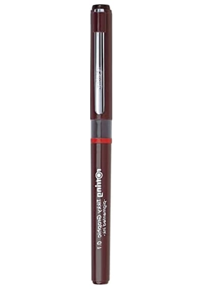 0.1 Mm Siyah Mürekkep İle Keçe Uçlu Teknik Çizim Kalemi