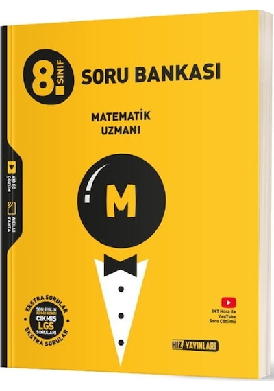 Hız 8. Sınıf Matematik Uzmanı Soru Bankası Hız Yayınları