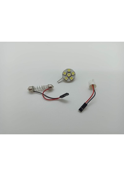Smd 5050 G4 15 Ledli Ve 6 Ledli Proje Oto Tavan Spot Ampulü Lamba 15 Ledli
