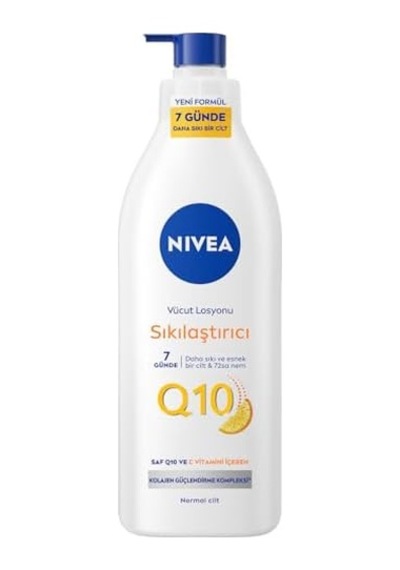 Q10 Sıkılaştırıcı Vücut Losyonu 400 Ml, 10 Günde Sıkı Cilt, 48 Saat Nemlendirme,c Vitamini,kolajen,normal Ciltler İçin Vücut Losyonu