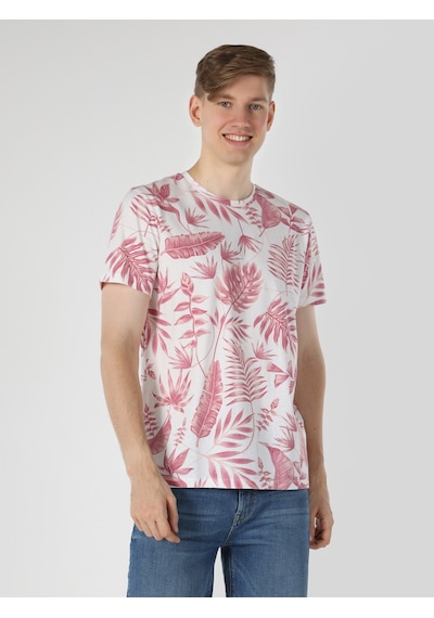 Colin'S Regular Fit Bisiklet Yaka Baskılı Beyaz Erkek Kısa Kol Tişört Cl1063114_Q1.V1_Ofw Colin'S Regular Fit Bisiklet Yaka Baskılı Beyaz Erkek Kısa Kol Tişört Cl1063114_Q1.V1_Ofw