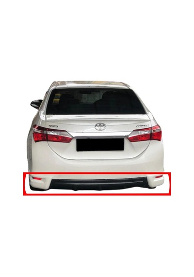 Toyota Corolla Arka Flap + Orta Difüzör Plastik