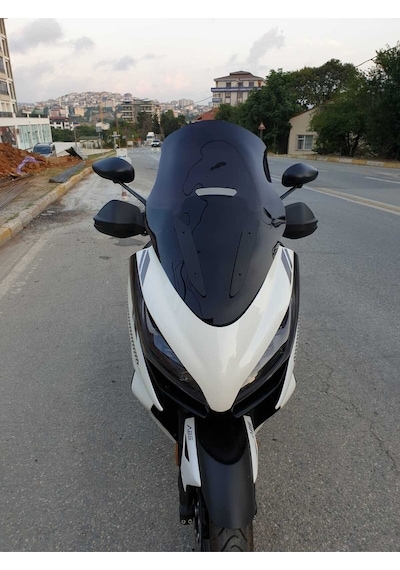 Motocam Zontes 350 E Ön Cam 2022-2023 Model 70cm Siyah Renkli 4mm