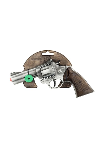 Gonher Revolver 12'li Uzun Namnulu Gri Metal Polis Koleksiyon Tab