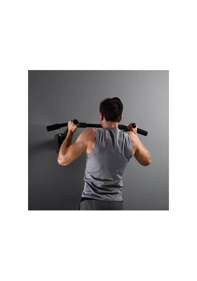 Leyaton Duvar Barfiks Aleti Barfix Demiri Barfiks Çubuğu 200 Kg Taşıma Kapasiteli Siyah, Dvbrfx