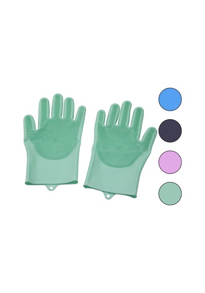 2pcs Renkli Silikon Tırtırlı Bulaşık Eldiveni Timya/go1395 200990