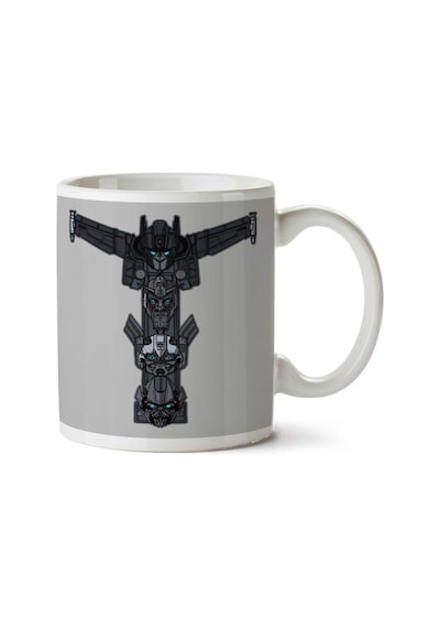 Autobot Totem Transformers Optimus Prime Bumblebee Ironhide İki Tarafı Baskılı Kupa Bardak Çok Renkli