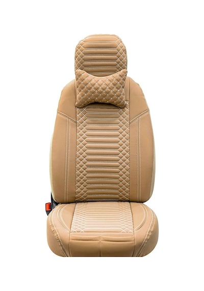 Renault Megane 4 Hb Uyumlu Lüks Deri Oto Koltuk Kılıfı Ön Arka Takım Bej Exc