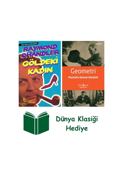 Göldeki Kadın Cep Boy + Geometri + Dünya Klasiği Hediye