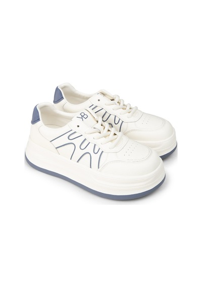 Deery Kadın Mavi Beyaz Sneaker Ayakkabı - K1064zmvıc01 mavi