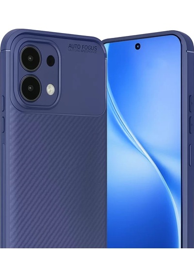 Newface Oppo A6 Pro 4g Auto Focus Karbon Kapak - Lacivert
