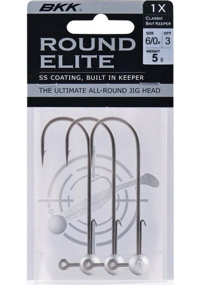 Bkk Round Elite-classic Bait Keeper Jighead 2 10gr