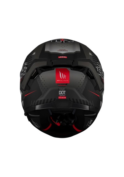 Mt Helmets Thunder 4 Sv Luminence D1 Motosiket Kaskı Mat Gri - Siyah