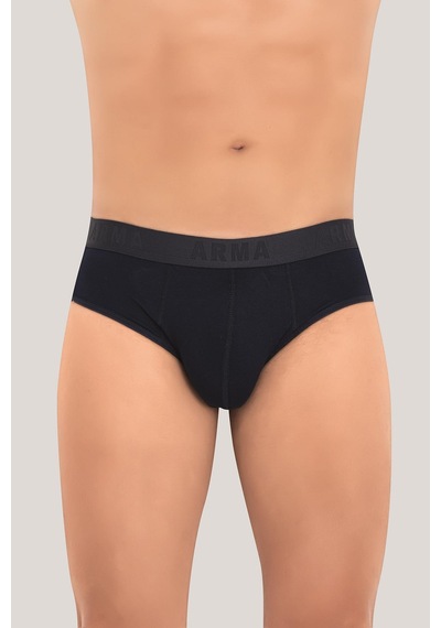 Arma Yıldız Erkek Bambu Slip Külot Düz Lacivert 3'lü Paket Lacivert