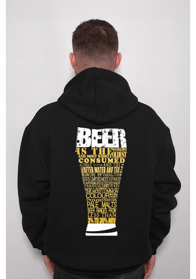 Beer Bira Bardağı Party Drink Sweatshirt Unisex Kapüşonlu Hoodie 001
