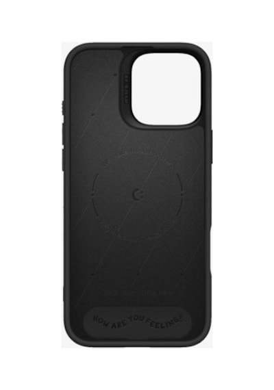 Spigen Ciel By Cyrıll Apple iPhone Uyumlu 16 Pro Max İle Uyumlu Magsafe Kılıf Kajuk Mag Vegan Deri Siyah Kapak -