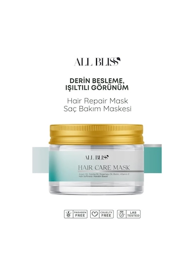 Bitkisel Keratinli Saç Bakım Maskesi 200 Ml