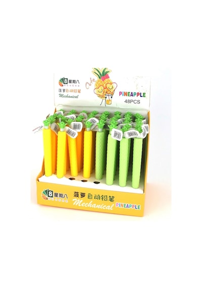Ananas Temalı Versatil Kalem 0.7- 108 Yeşil