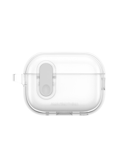 Apple Uyumlu AirPods Pro 2 Kılıf Amazingthing Magnetik Kilit Tasarımlı Minimal Serisi Kılıf Şeffaf