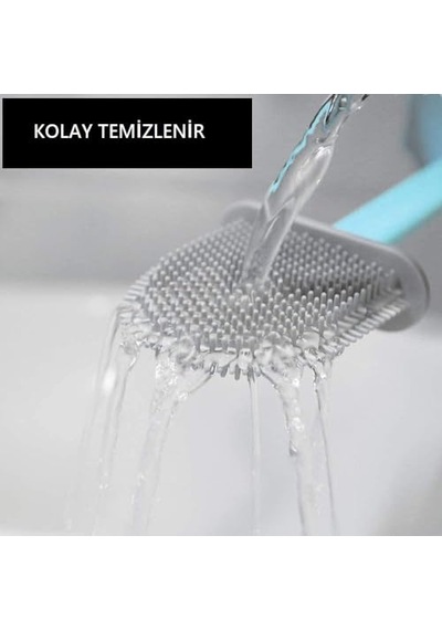 Slikon Klozet Fırçası Beyaz Nv2022 Çok Renkli