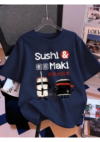 Noıssey Urban Pop Graphic Kadın Tişört Koleksiyonukod 5384 Lacivert
