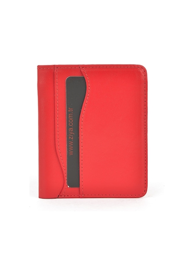 Ziya, Unisex Hakiki Deri Kartlık 1539852z02 Kırmızı 1539852z02 225 Kırmızı