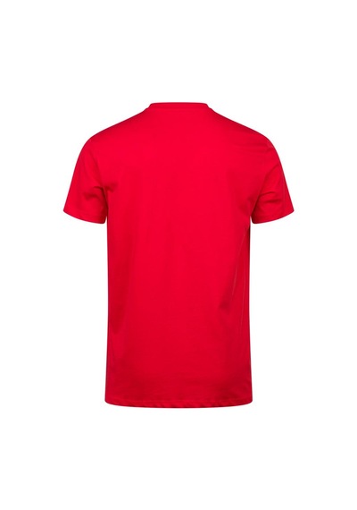2as Alex Baskılı Erkek Sıfır Yaka T-shirt 016 Kırmızı