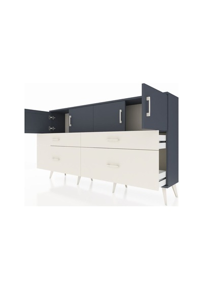 Arges Konsol 2 Raflı 4 Çekmeceli 4 Kapaklı 176x30x99 Antrasit-ant Antrasit-antrasit/aytaşı Arges Konsol 2 Raflı 4 Çekmeceli 4 Kapaklı 176x30x99 Antrasit-ant Antrasit-antrasit/aytaşı