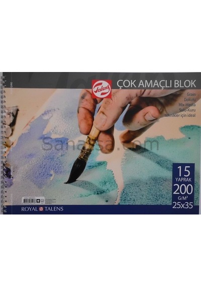 Talens Çok Amaçlı Resim Bloğu 200 G 15 Yaprak 25x35 CM