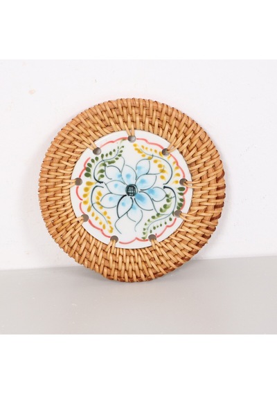 Rattan Çerçeveli 12 Cm. Nihale & Masa Veya Duvar Dekoru Diğer