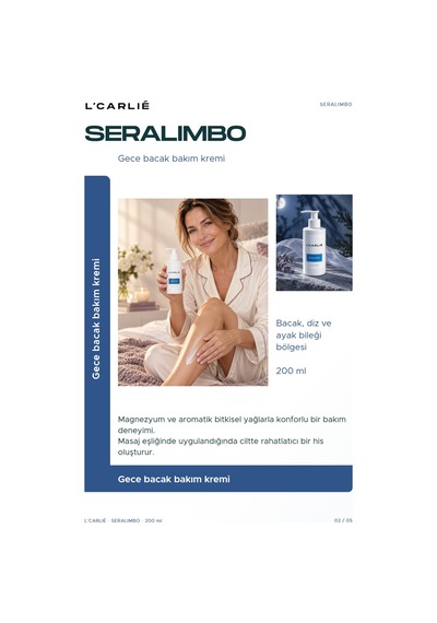 L'carlıe Seralimbo Gece Bacak Bakım Kremi 200 Ml