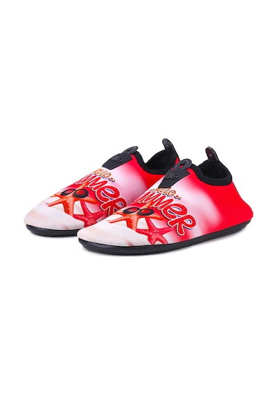 Kiko Kids Summer Havuz Plaj Kız Çocuk Deniz Ayakkabısı 7531 Kırmızı Kırmızı