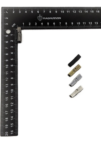 4x8 Mm Deri Bileklik Kiliti Mıknatıslı Kilit 5 Adet 4 X 8 Mm / Füme
