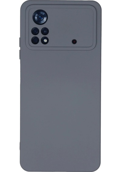 Newface Xiaomi Poco X4 Pro 5g Kılıf Nano İçi Kadife Silikon Semeglbl - 3 - Gri