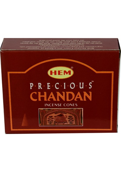 Hem Chandan Değerli Mistik Kokulu 10 Konik Tütsü Precious Chandan