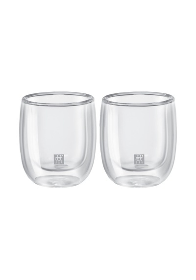Lexroo Çift Camlı 2'li Espresso Bardak Seti, Şeffaf, 80 Ml