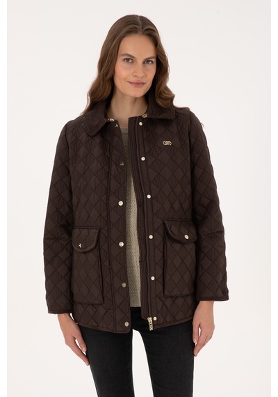 U.s. Polo Assn. Kadın Koyu Kahverengi Mont 50307939-vr084 Koyu Kahverengi