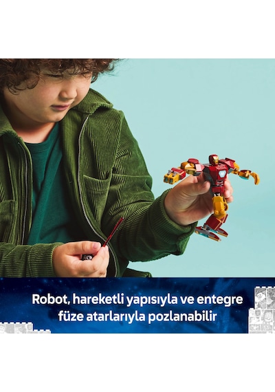LEGO® Marvel Iron Man Robotu, Ultron’a Karşı 76307 - 6 Yaş ve Üzeri Süper Kahraman Sevenler için Yaratıcı Oyuncak Yapım Seti (101 Parça) LEGO® Marvel Iron Man Robotu, Ultron’a Karşı 76307 - 6 Yaş ve Üzeri Süper Kahraman Sevenler için Yaratıcı Oyuncak Yapım Seti (101 Parça)