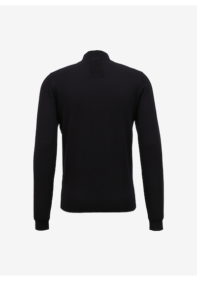 At.p.co Yarım Balıkçı Yaka Slim Fit Siyah Erkek Kazak A274a07emp-