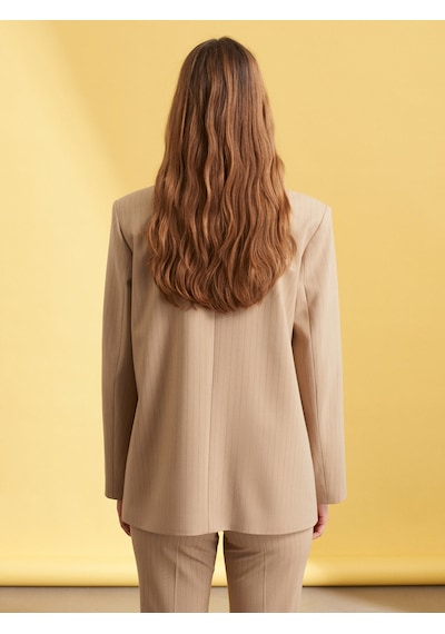 Dilvin 60786 Blazer Ceket-camel Camel