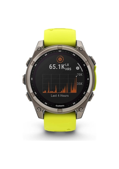 Garmin Fenix 8 - 47 MM Solar Sapphire DLC Titanyum Akıllı Saat (Distribütör Garantili)
