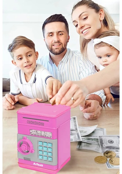 Akıllı Atm Kumbara Ve Mini Banka Şifreli Ve Dijital Kasa