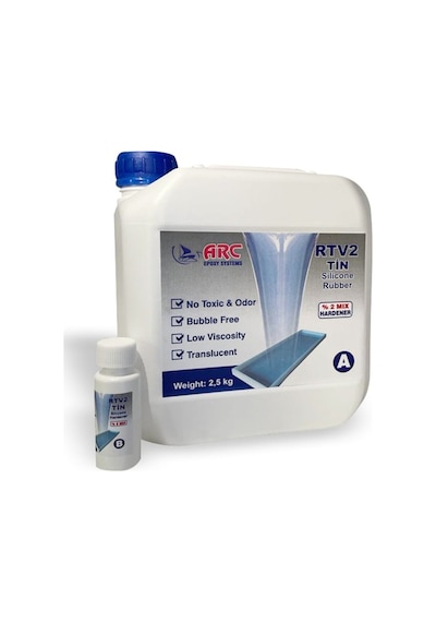 ARC - RTV-2 1.Sınıf Kalıp Silikonu 2,5 KG KIT