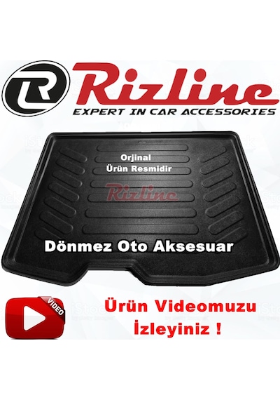 Ford Connect 3D Bagaj Havuzu Siyah 2014-2020 Arası Rizline N11.9275