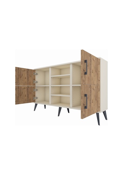 Arges Konsol 5 Raflı 4 Kapaklı 132x30x83 Aytaşı-çam/aytaşı Çam/aytaşı Arges Konsol 5 Raflı 4 Kapaklı 132x30x83 Aytaşı-çam/aytaşı Çam/aytaşı